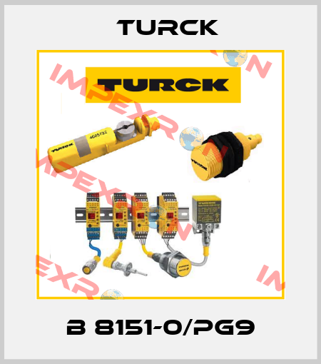 B 8151-0/PG9 Turck