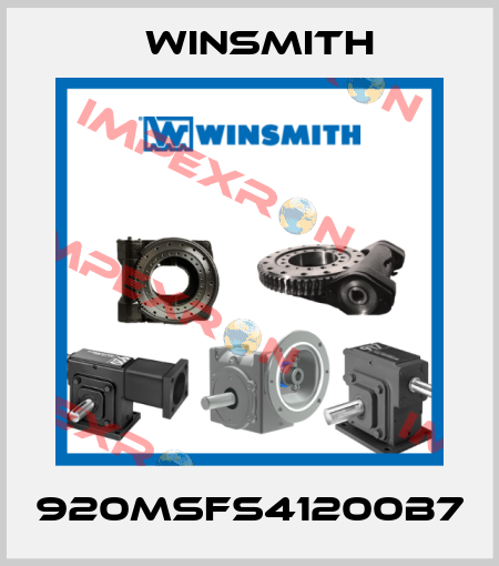 920MSFS41200B7 Winsmith