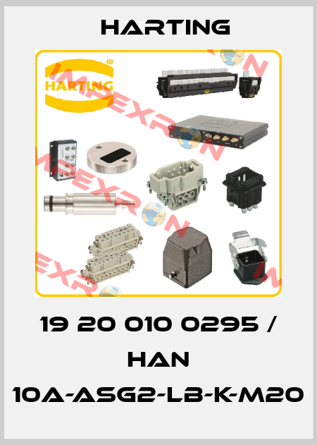 19 20 010 0295 / Han 10A-asg2-LB-K-M20 Harting