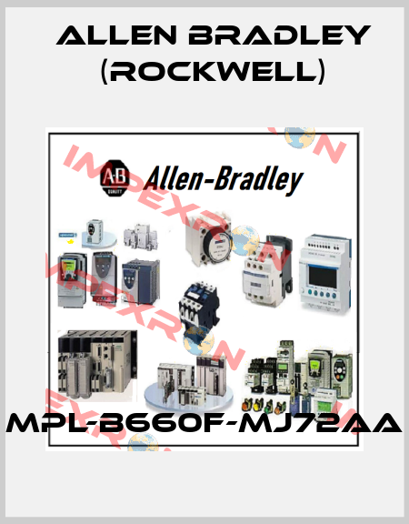 MPL-B660F-MJ72AA Allen Bradley (Rockwell)