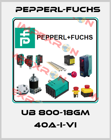 UB 800-18GM 40A-I-VI Pepperl-Fuchs