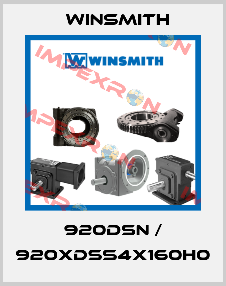 920DSN / 920XDSS4X160H0 Winsmith