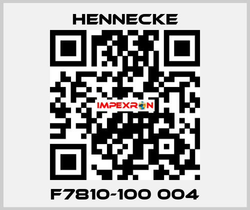 F7810-100 004 Hennecke