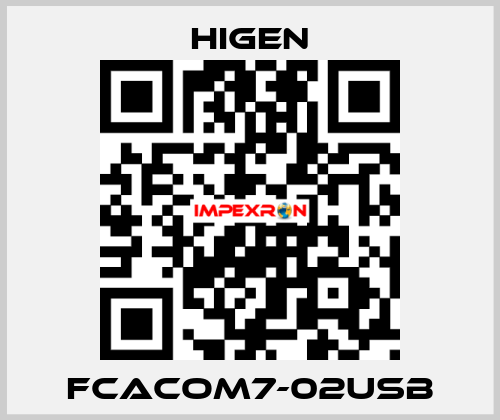 FCACOM7-02USB Higen