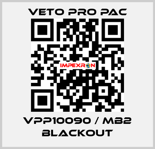 VPP10090 / MB2 BLACKOUT Veto Pro Pac