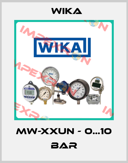 MW-XXUN - 0...10 bar Wika