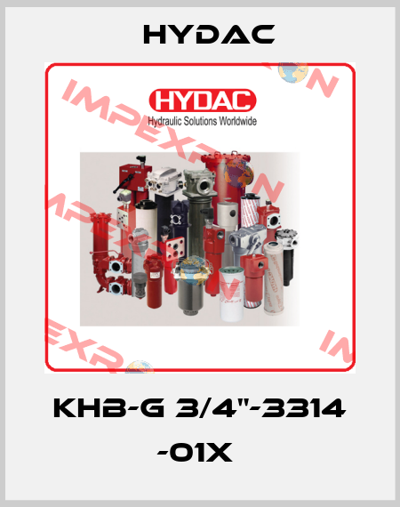 KHB-G 3/4"-3314 -01X  Hydac