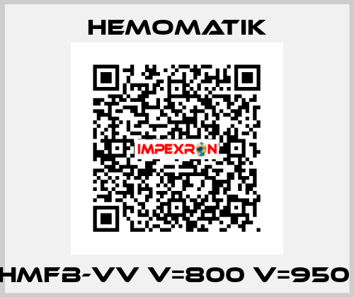 HMFB-VV V=800 V=950  Hemomatik