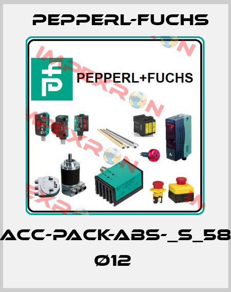 ACC-PACK-ABS-_S_58 ø12  Pepperl-Fuchs