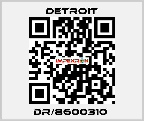 DR/8600310  Detroit