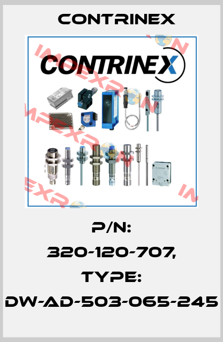 p/n: 320-120-707, Type: DW-AD-503-065-245 Contrinex