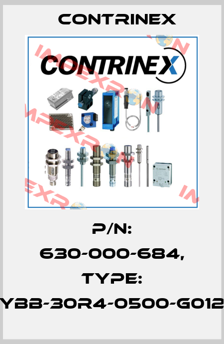 p/n: 630-000-684, Type: YBB-30R4-0500-G012 Contrinex