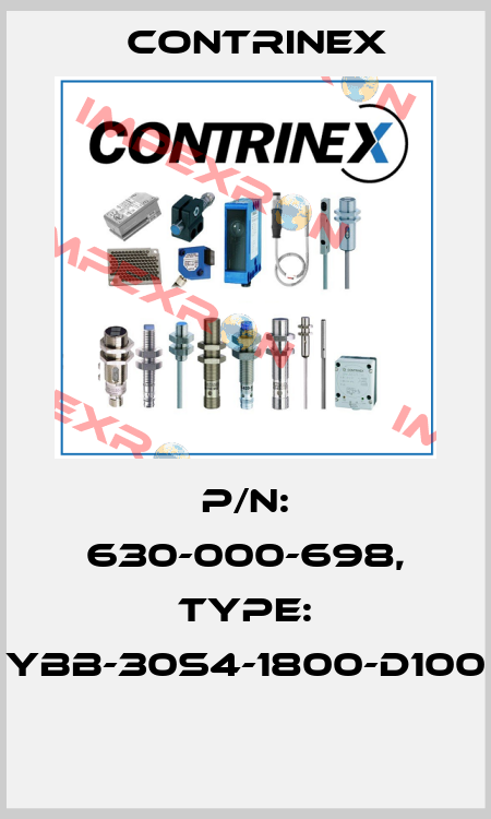 P/N: 630-000-698, Type: YBB-30S4-1800-D100  Contrinex