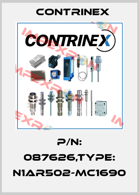 P/N: 087626,Type: N1AR502-MC1690 Contrinex