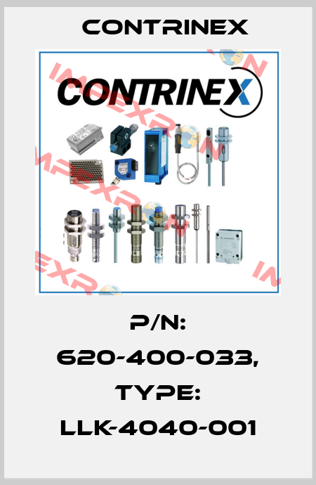p/n: 620-400-033, Type: LLK-4040-001 Contrinex