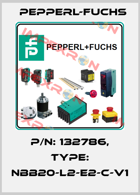 p/n: 132786, Type: NBB20-L2-E2-C-V1 Pepperl-Fuchs