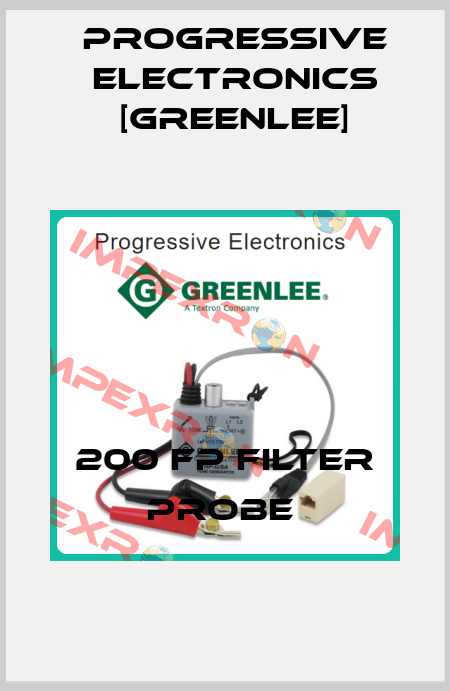 200 FP FILTER PROBE  Progressive Electronics [Greenlee]