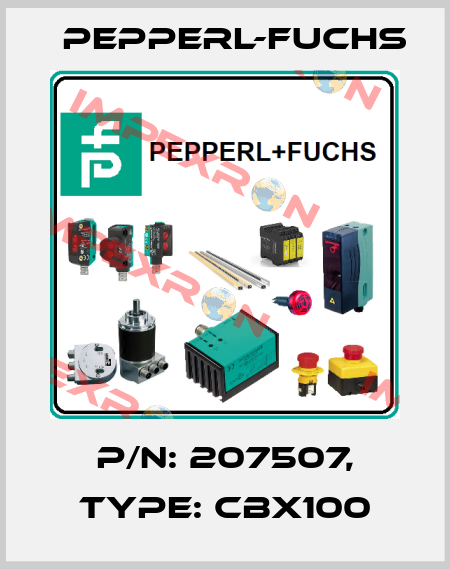 p/n: 207507, Type: CBX100 Pepperl-Fuchs