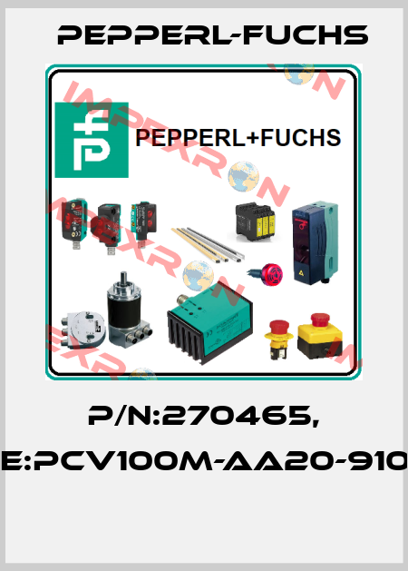 P/N:270465, Type:PCV100M-AA20-910000  Pepperl-Fuchs