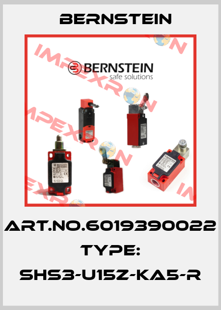 Art.No.6019390022 Type: SHS3-U15Z-KA5-R Bernstein