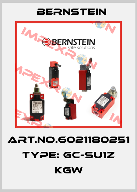 Art.No.6021180251 Type: GC-SU1Z KGW Bernstein