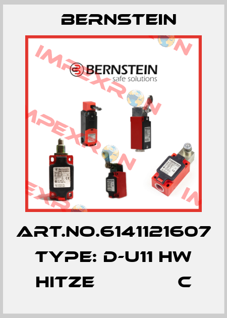 Art.No.6141121607 Type: D-U11 HW HITZE               C Bernstein
