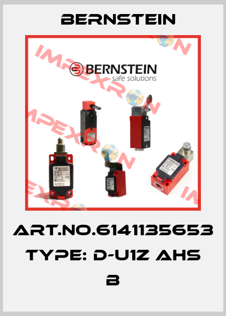 Art.No.6141135653 Type: D-U1Z AHS                    B Bernstein