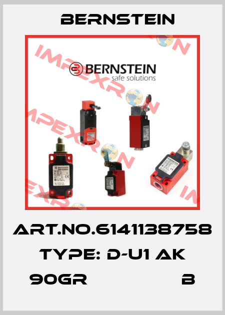 Art.No.6141138758 Type: D-U1 AK 90GR                 B Bernstein