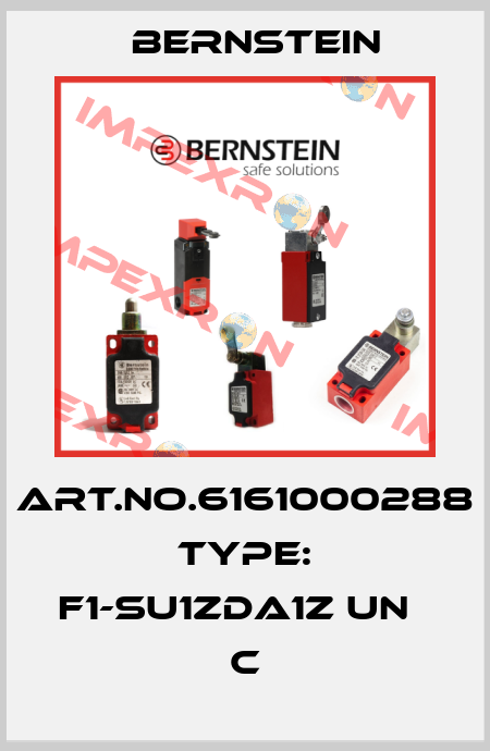 Art.No.6161000288 Type: F1-SU1ZDA1Z UN               C Bernstein