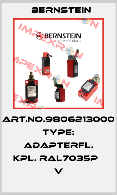 Art.No.9806213000 Type: ADAPTERFL. KPL. RAL7035P     V Bernstein