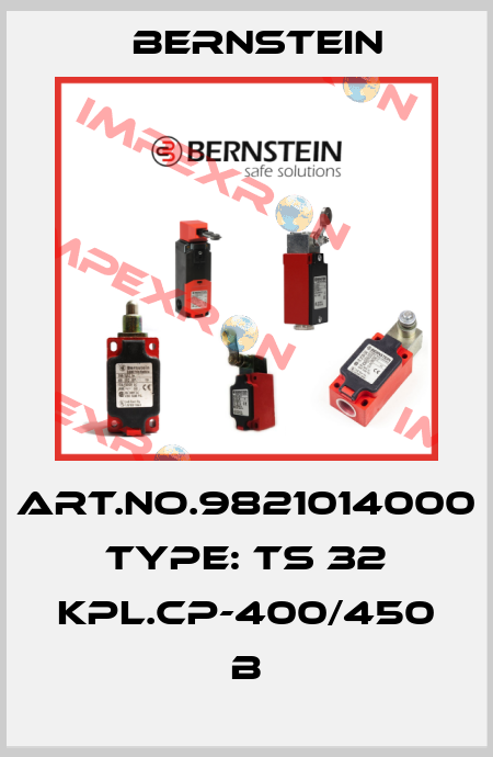 Art.No.9821014000 Type: TS 32 KPL.CP-400/450         B Bernstein