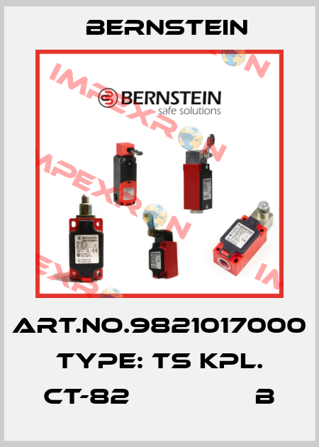 Art.No.9821017000 Type: TS KPL. CT-82                B Bernstein