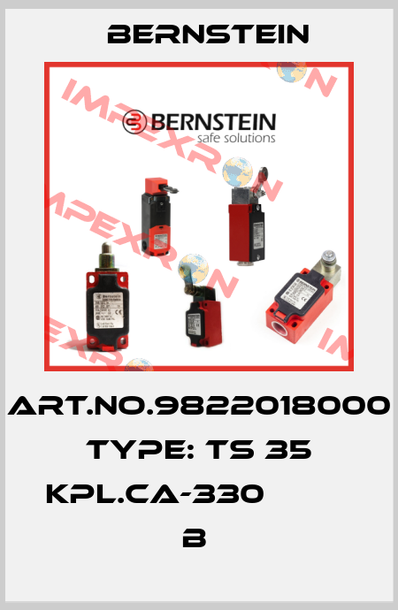 Art.No.9822018000 Type: TS 35 KPL.CA-330             B  Bernstein