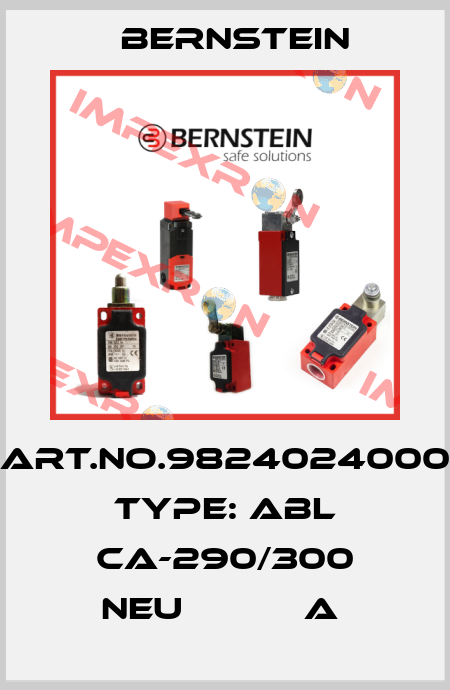 Art.No.9824024000 Type: ABL CA-290/300 NEU           A  Bernstein