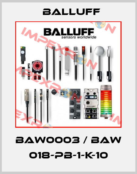 BAW0003 / BAW 018-PB-1-K-10 Balluff