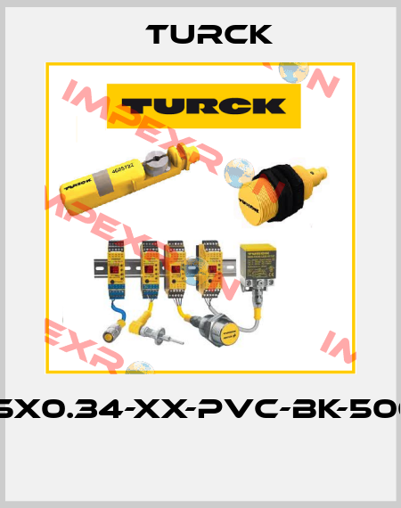 CABLE5X0.34-XX-PVC-BK-500M/TEL  Turck