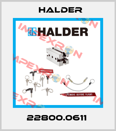 22800.0611  Halder