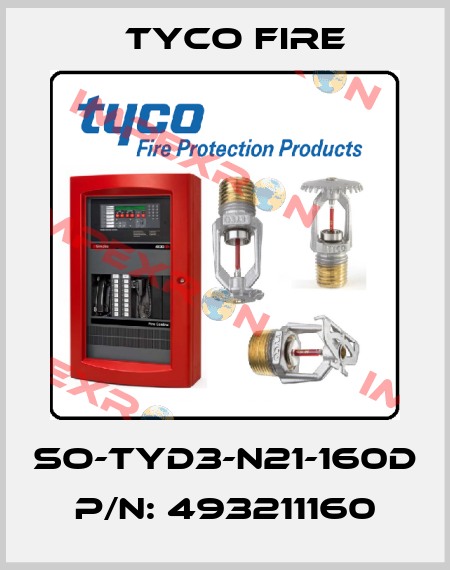 SO-TYD3-N21-160D  P/N: 493211160 Tyco Fire