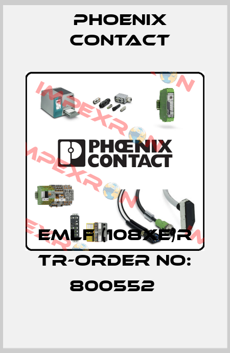 EMLF (108XE)R TR-ORDER NO: 800552  Phoenix Contact