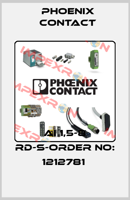 AI 1,5-8 RD-S-ORDER NO: 1212781  Phoenix Contact