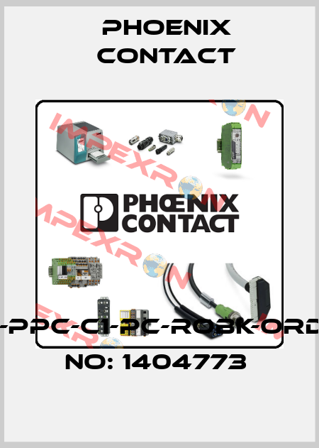 VS-PPC-C1-PC-ROBK-ORDER NO: 1404773  Phoenix Contact