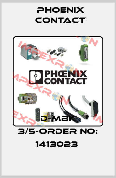 D-MBK 3/5-ORDER NO: 1413023  Phoenix Contact