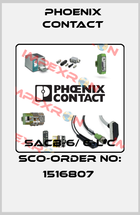 SACB-6/ 6-L-C SCO-ORDER NO: 1516807  Phoenix Contact
