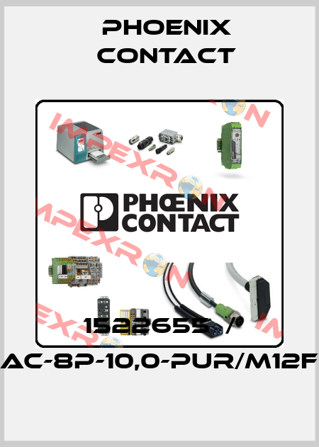 1522655  / SAC-8P-10,0-PUR/M12FR Phoenix Contact