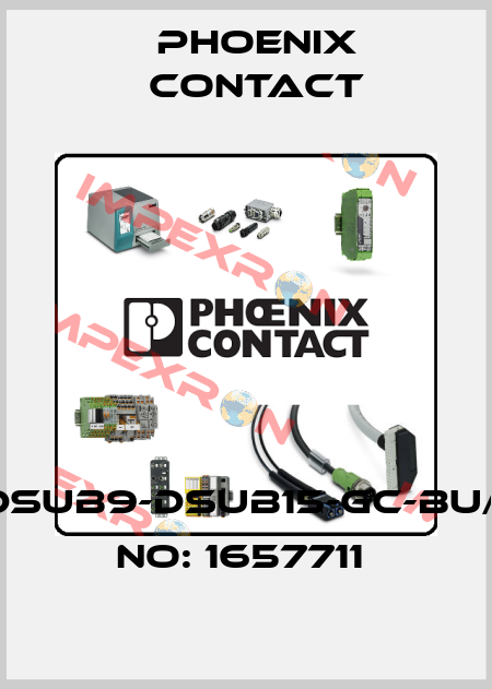 VS-SI-FP-DSUB9-DSUB15-GC-BU/ST-ORDER NO: 1657711  Phoenix Contact