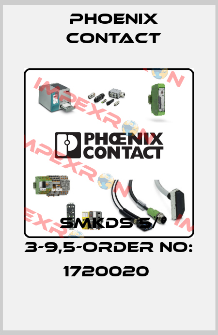 SMKDS 5/ 3-9,5-ORDER NO: 1720020  Phoenix Contact
