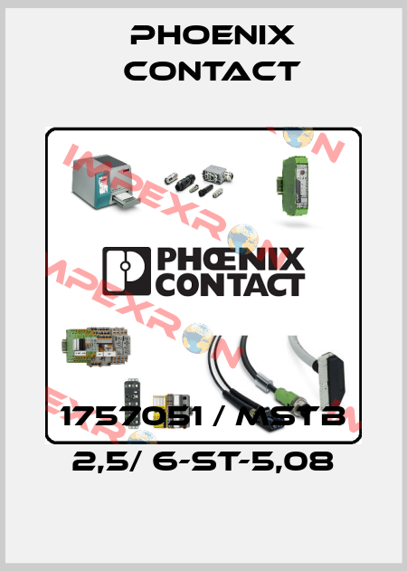 1757051 / MSTB 2,5/ 6-ST-5,08 Phoenix Contact