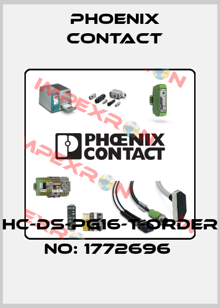 HC-DS-PG16-T-ORDER NO: 1772696  Phoenix Contact