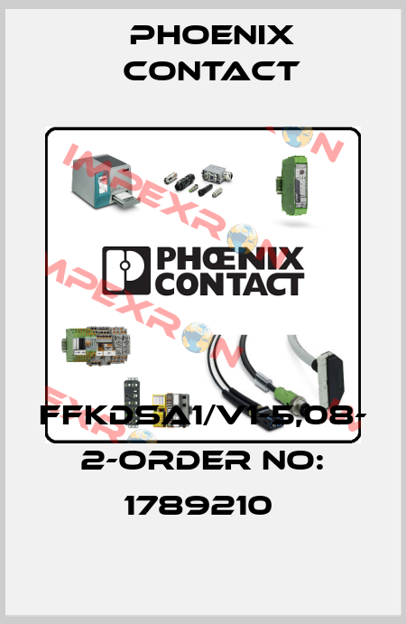 FFKDSA1/V1-5,08- 2-ORDER NO: 1789210  Phoenix Contact