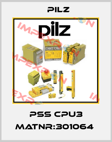 PSS CPU3 MatNr:301064  Pilz